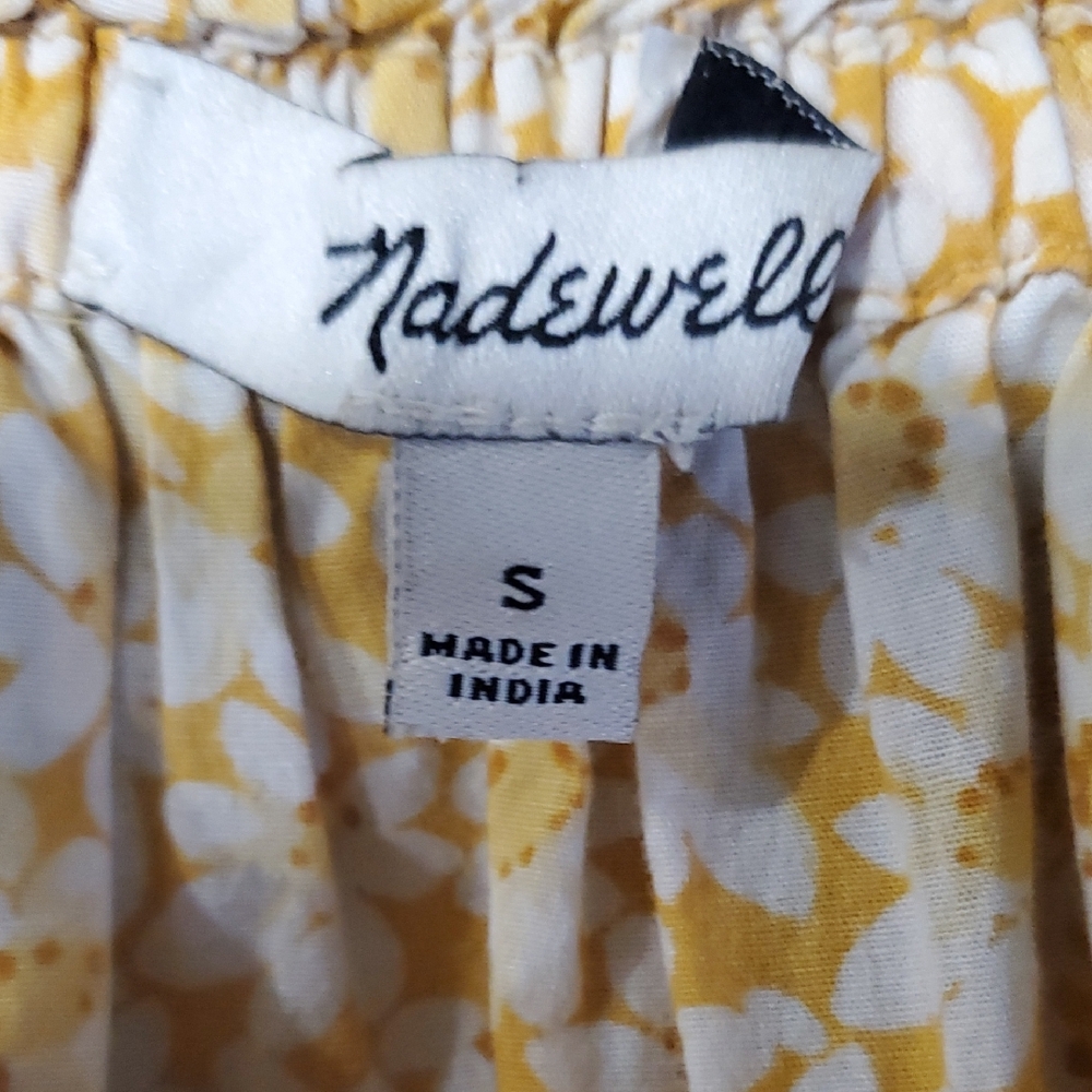 Madewell Floral Garden Cottagecore Midi   Dress Size S - Picture 9 of 17